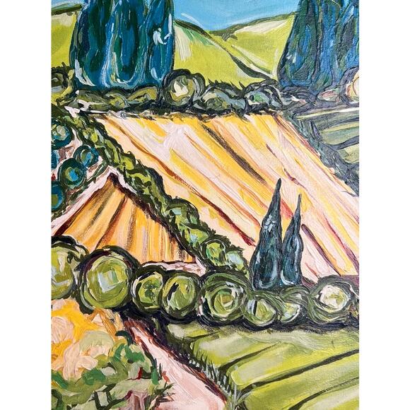 RARE Southern Living at Home Wine Country Tuscan Landscape RETIRED - Picture 6 of 10